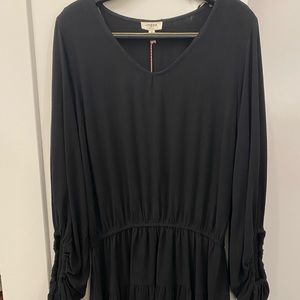 Umgee Black blouson dress